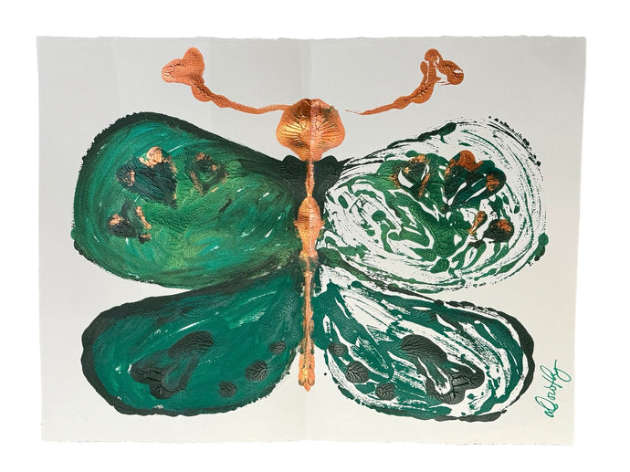 Rorschach Butterfly in the Evening