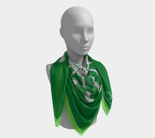 Grandmillennial Shop Scarf - Green