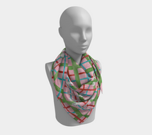 Grandmillennial Shop Scarf - Plaid
