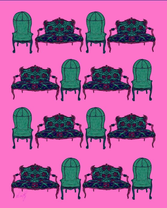 Take a Seat Fine Art Print - various backgrounds