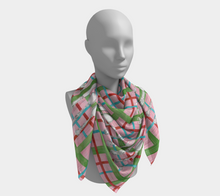 Grandmillennial Shop Scarf - Plaid