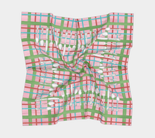Grandmillennial Shop Scarf - Plaid