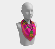 silk scarf - champagne in pink