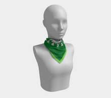 Grandmillennial Shop Scarf - Green