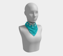 Grandmillennial Shop Scarf - Tiffany Blue