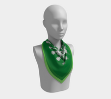 Grandmillennial Shop Scarf - Green