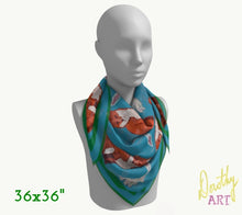 Silk Scarf - Fox & Hare