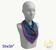 Silk Scarf - Foxes on Furniture & Hares on Chairs