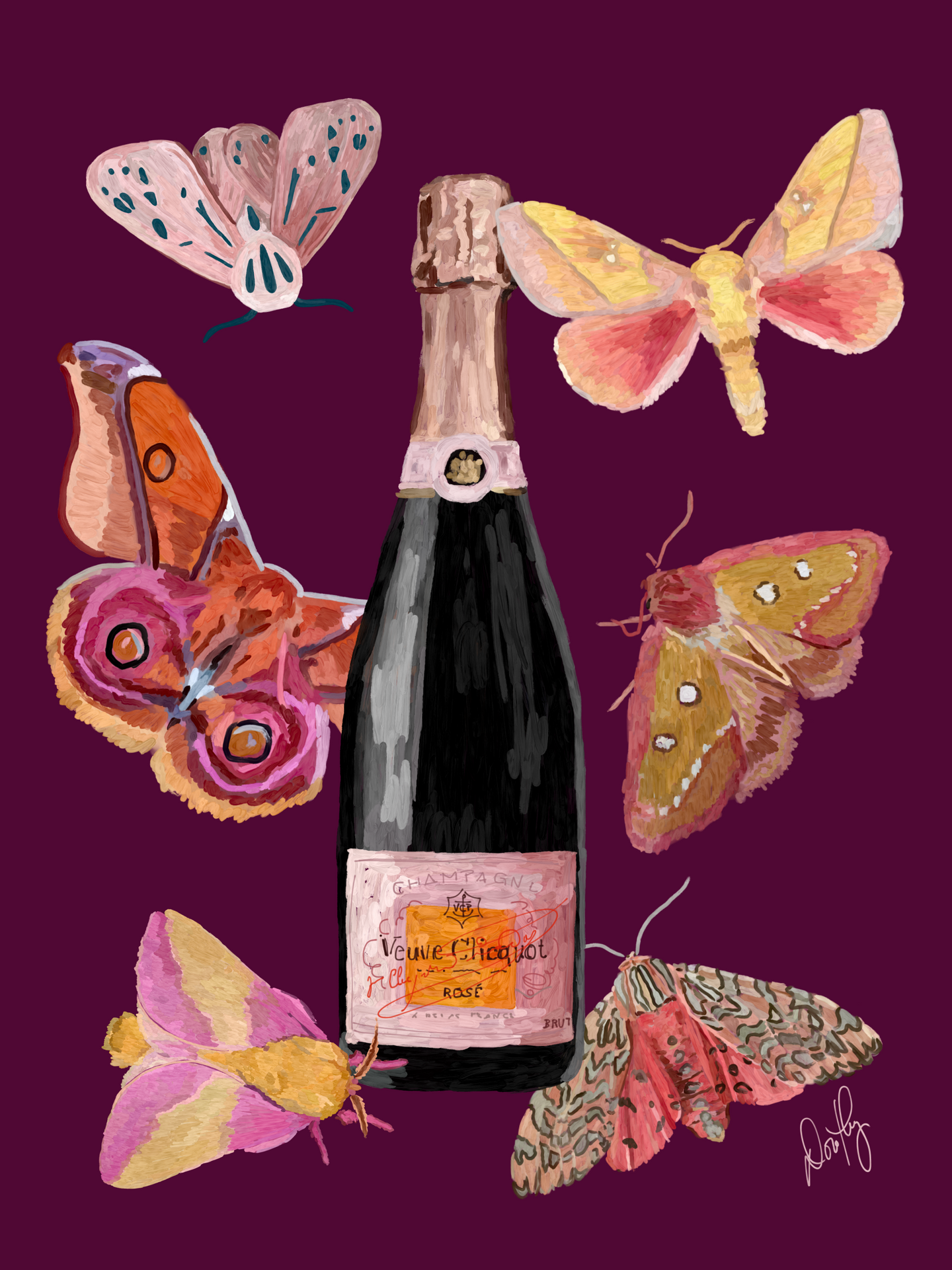 Veuve Clicquot - Moth to the Flame