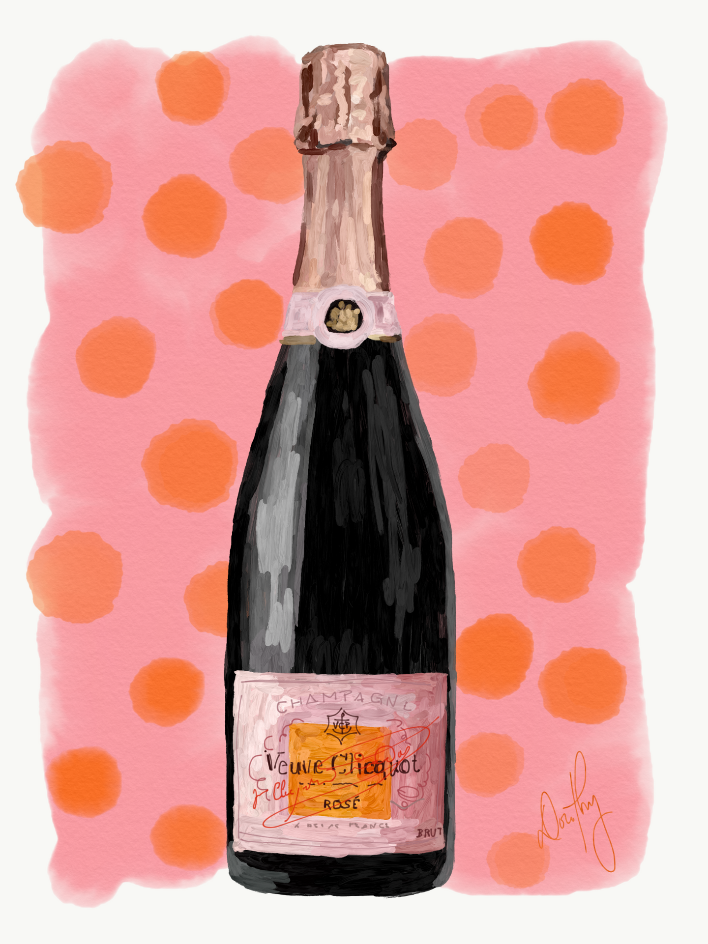 Veuve Clicquot - Rose Polka Dot