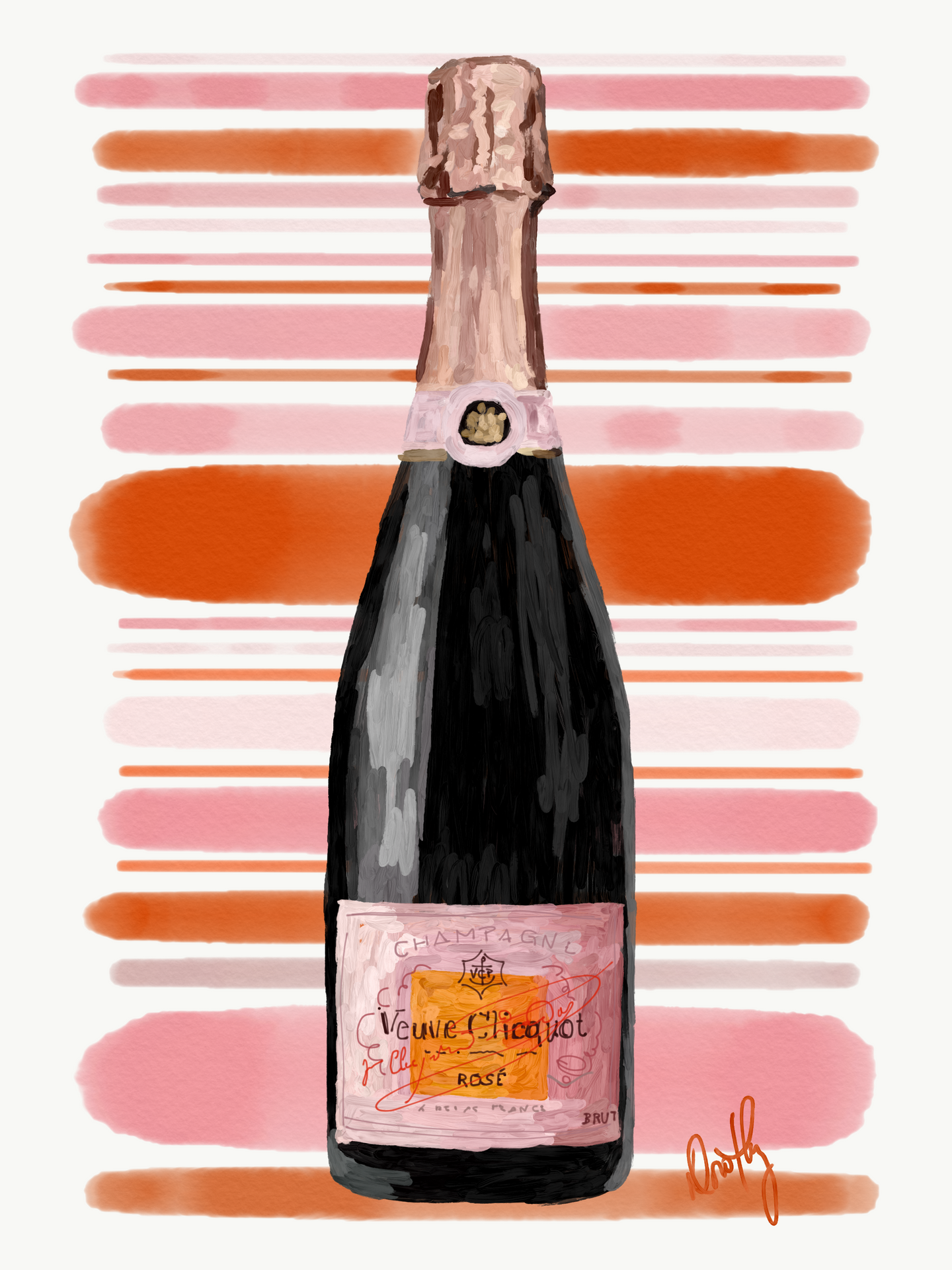 Veuve Clicquot - Rose Stripes