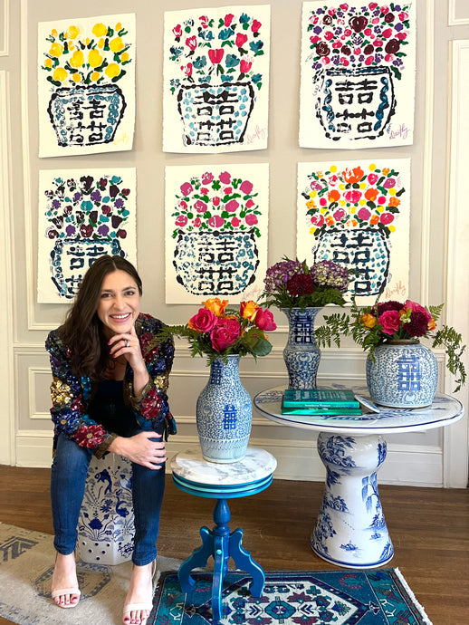 Commission Your Rorschach Ginger Jar Painting