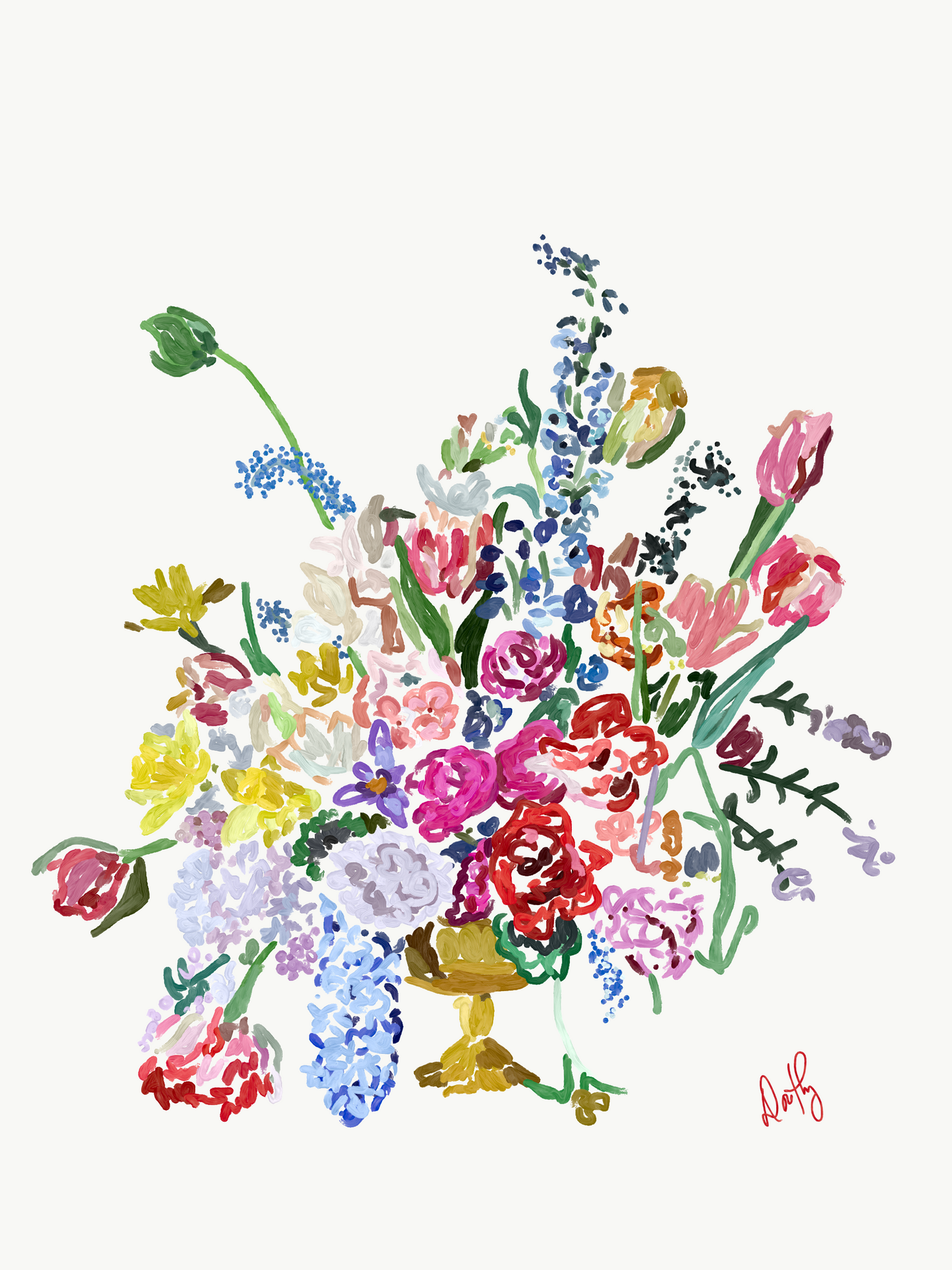 Budding Possibilities in Yellow - Light