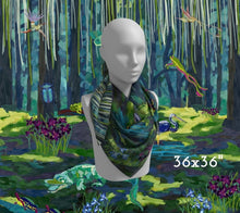 Silk Scarf - Iris Bayou Swamp