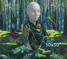 Silk Scarf - Iris Bayou Swamp