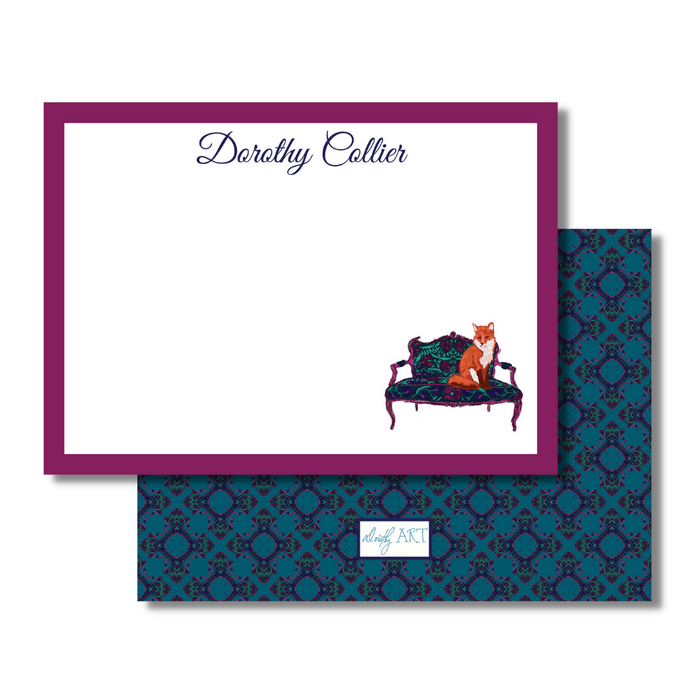 fox notecard