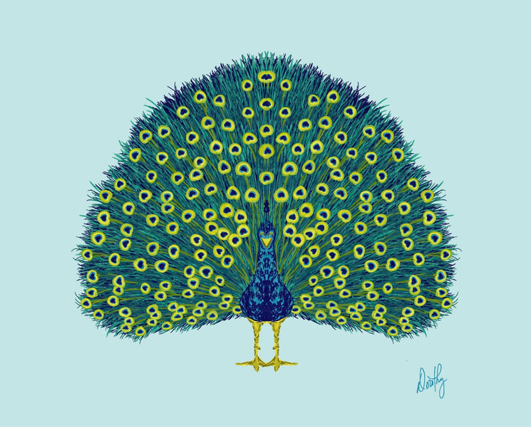 Peacocks are Flocking into the Dorothy Art Studio this March!