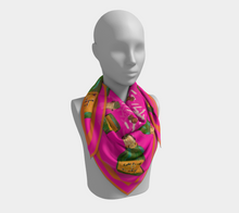 silk scarf - champagne in pink