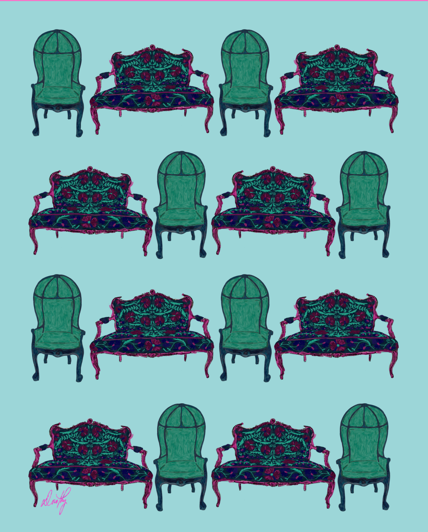 Take a Seat Fine Art Print - various backgrounds