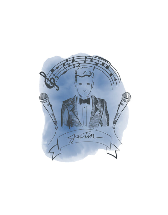 Memphis Royalty - Justin Timberlake Print - Dorothy Art