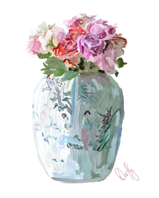 Chinoiserie Florals 3 - Dorothy Art