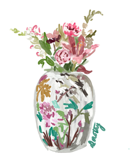 Chinoiserie Florals 1 - Dorothy Art
