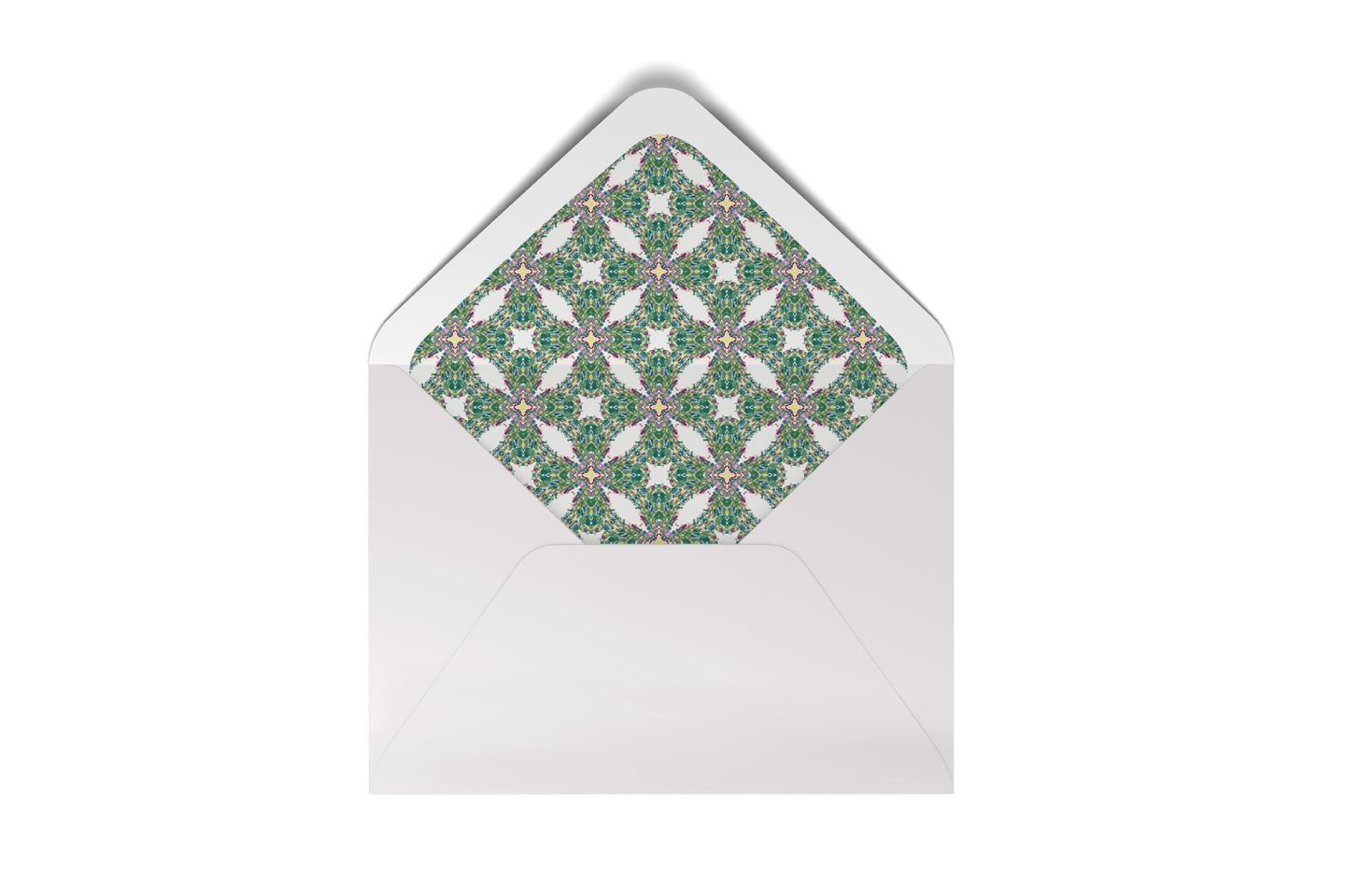 colorful christmas tree envelope liner