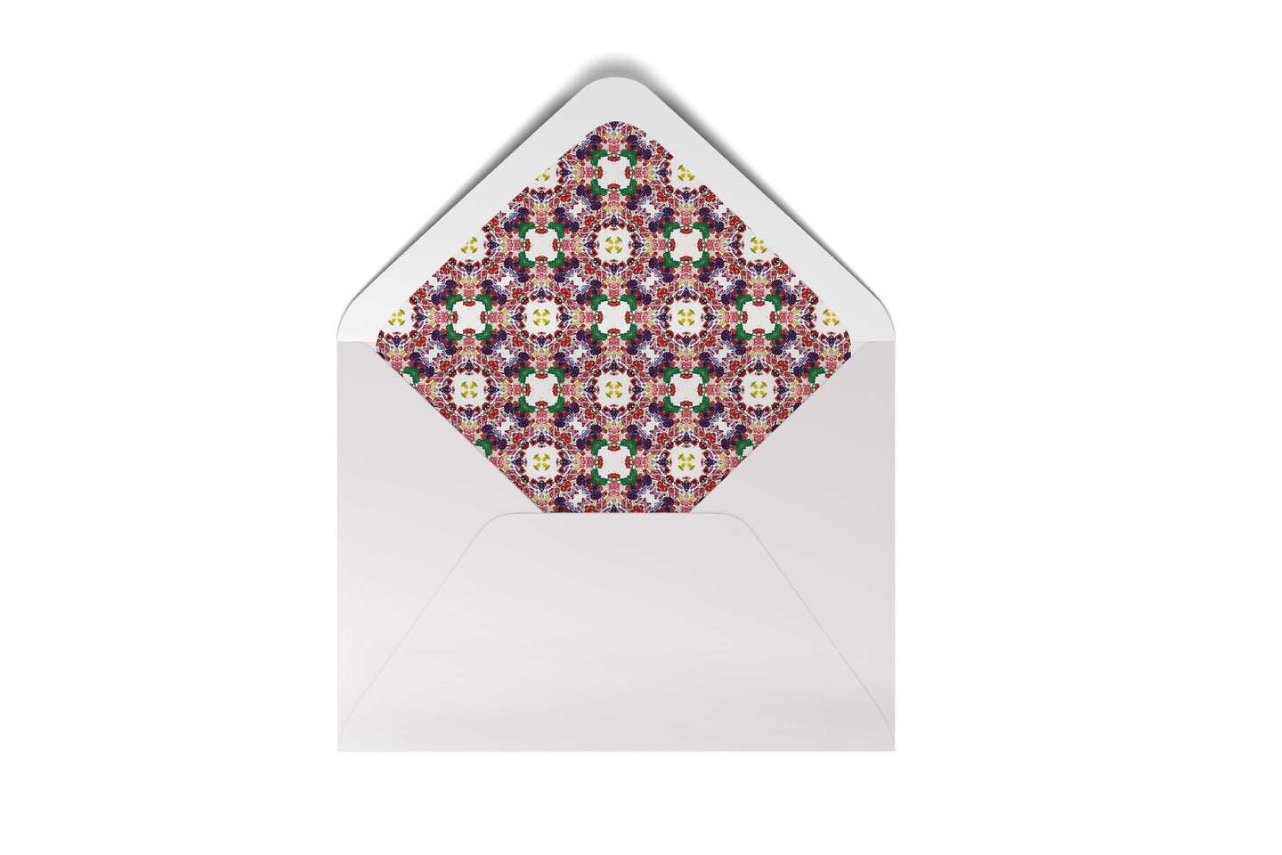 florals bright envelope liner