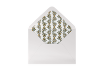 partridge pear envelope liner