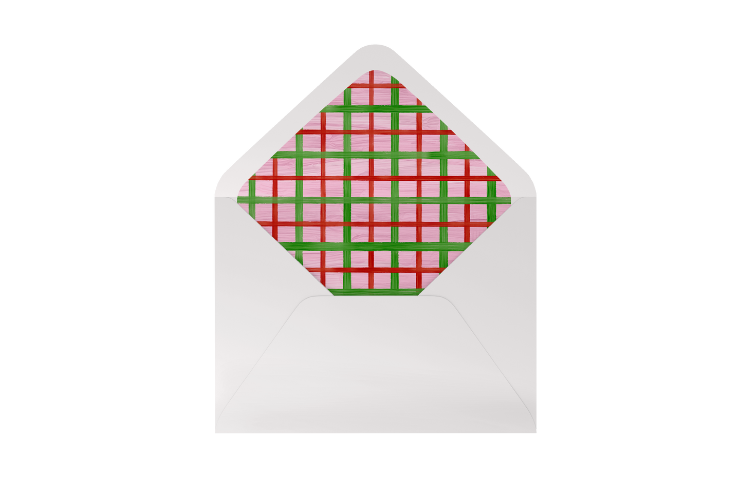 plaid envelope liner