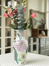 Vase - Pink & Violet Chinoiserie - Dorothy Art