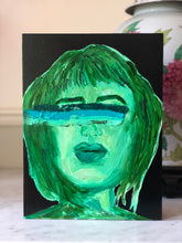 Portraits of Puzzling Times - She's Got Green Rainbow Vision - Dorothy Art